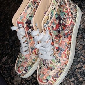 Christian louboutin high top snake skin